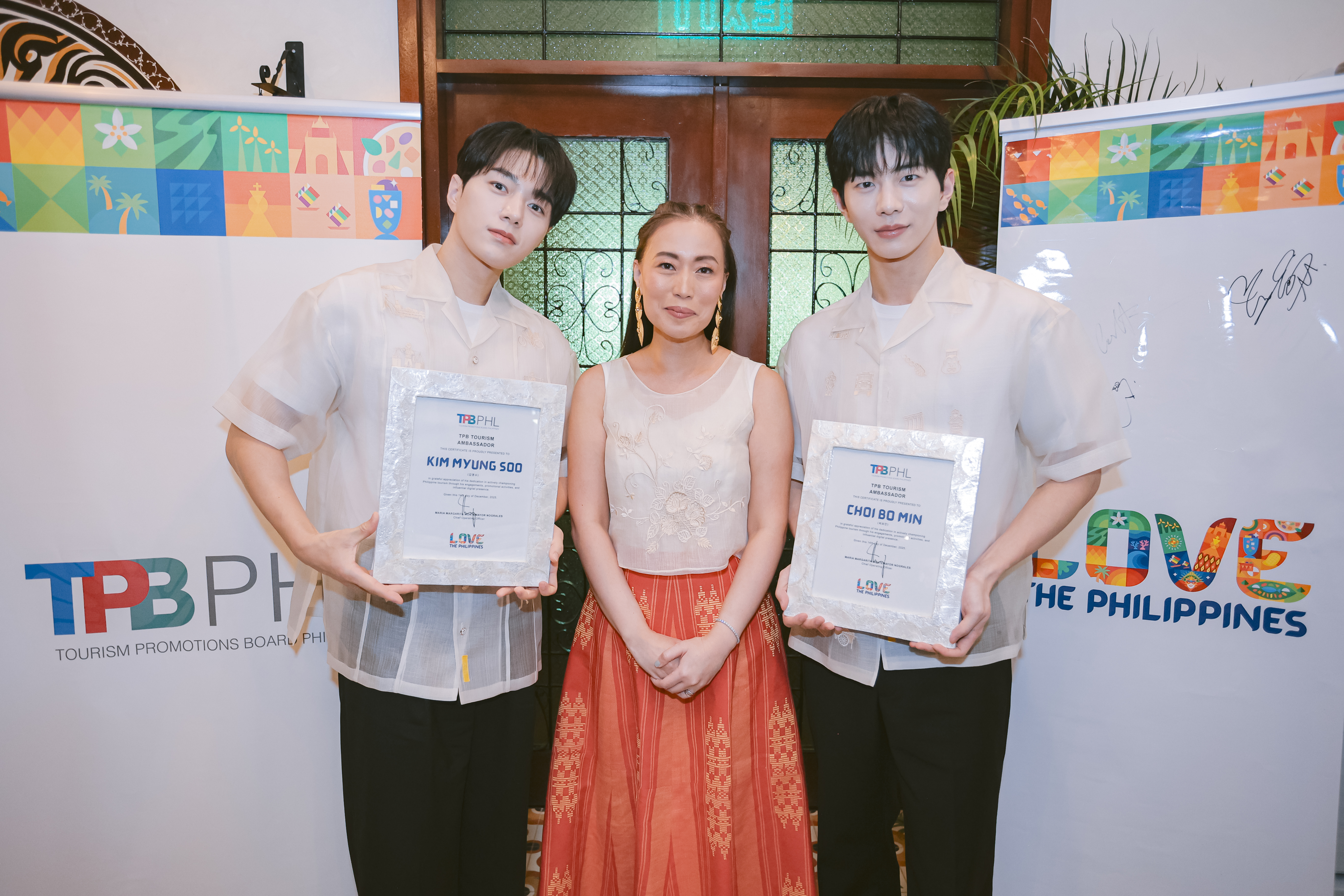 Global Stars Kim Myung Soo and Choi Bo Min Named TPBPHL Tourism Ambassadors to Strengthen Korea – PH Tourism Ties!