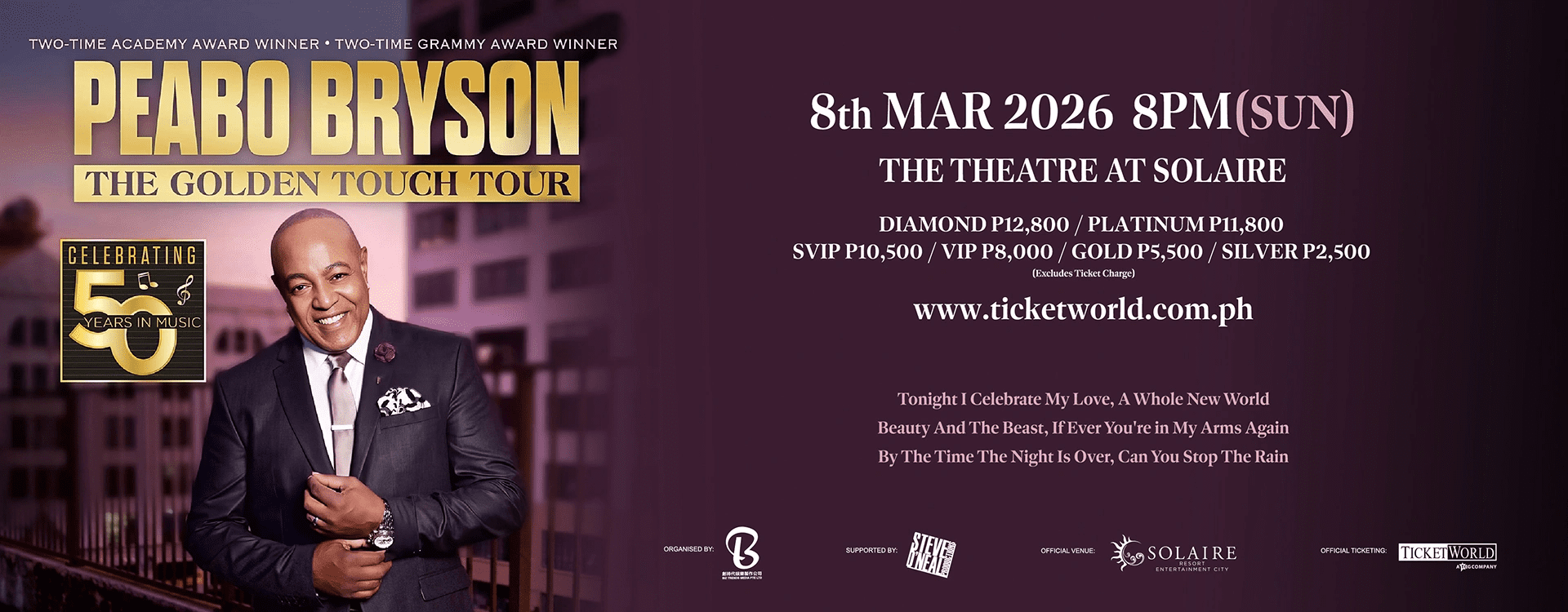Peabo Bryson Returns to Manila: A Golden Touch of Timeless Ballads!