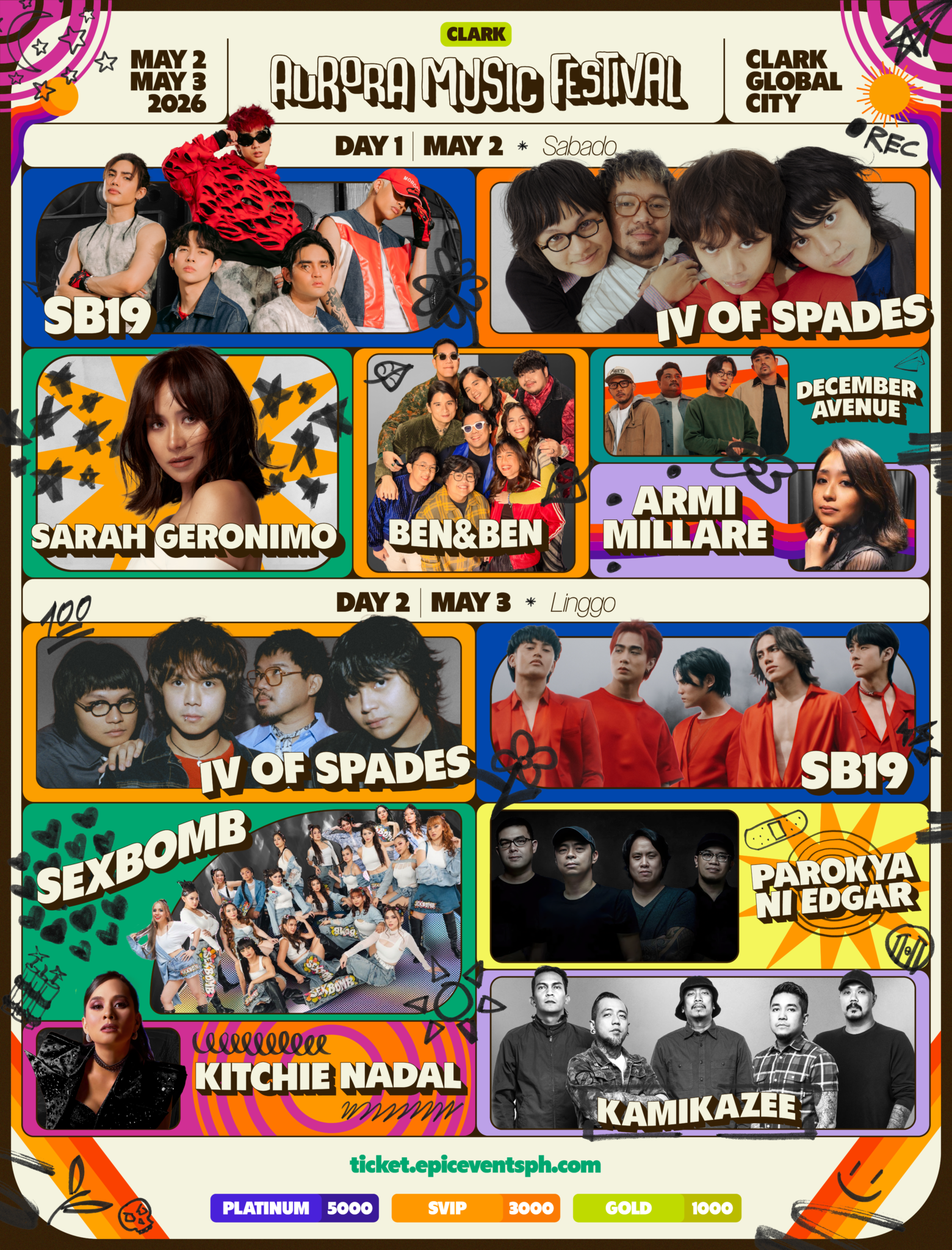 All Systems Go for Aurora Music Festival 2026: A Massive 5th Anniversary OPM Celebration Heads to Clark!