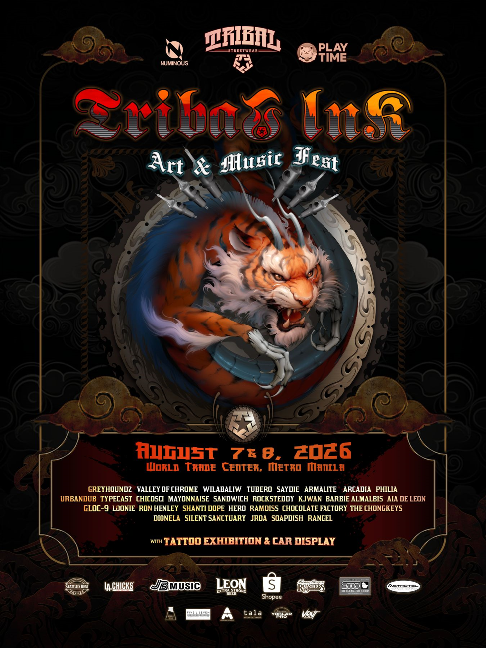 TRIBAL INK: Art & Music Fest Debuts This August at the World Trade Center Metro Manila!
