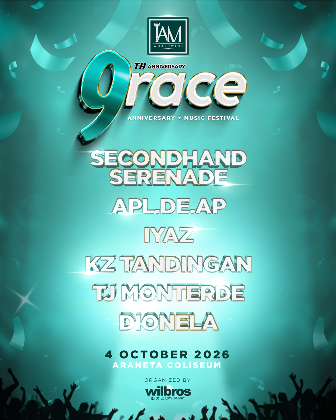 IAM WORLDWIDE CELEBRATES 9TH ANNIVERSARY WITH STAR-STUDDED “9RACE” MUSIC FESTIVAL!