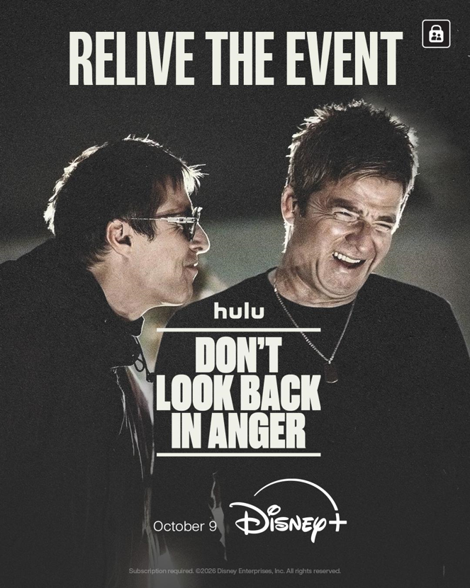 “OASIS: DON’T LOOK BACK IN ANGER” STREAMS EXCLUSIVELY ON DISNEY+ PHILIPPINES OCTOBER 9!