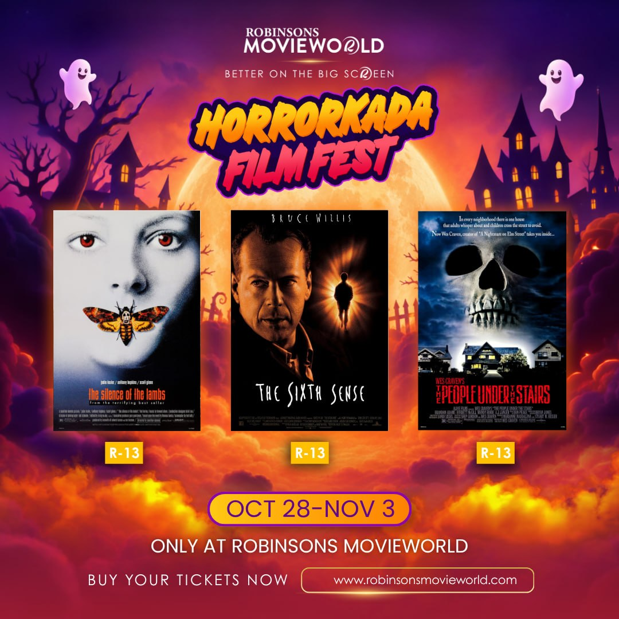 Robinsons Movieworld Brings Iconic 90’s Horror Favorites to the Big Screen with Horrorkada Film Fest!